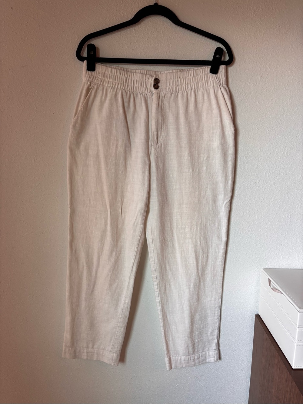 Marine Layer Cream Relaxed Pants